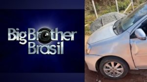 Ex-BBB é atropelado pelo próprio carro (Foto: Reprodução/Instagram/Montagem)