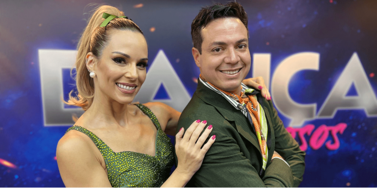 Ana Furtado e o bailarino Leandro Azevedo - Foto: Reprodução