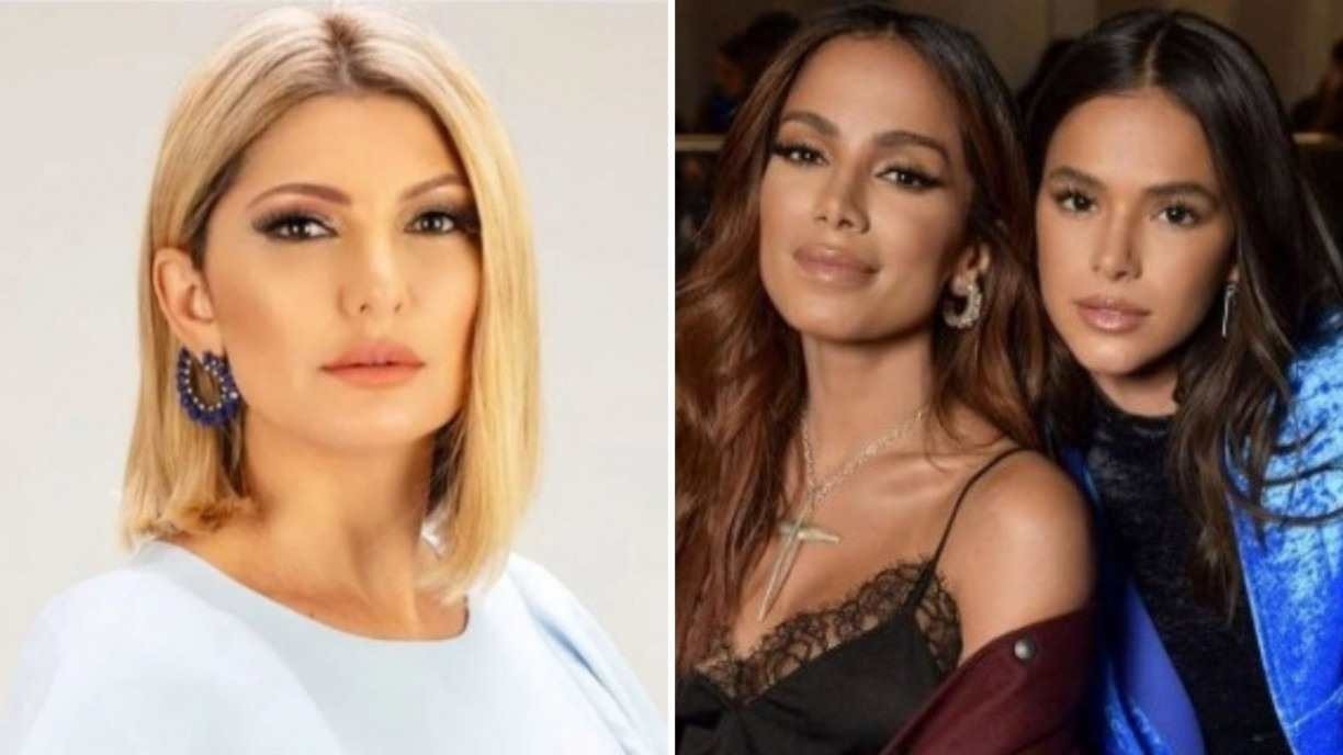 Antonia Fontenelle atacou Bruna Marquezine contra Anitta (Foto: Reprodução)