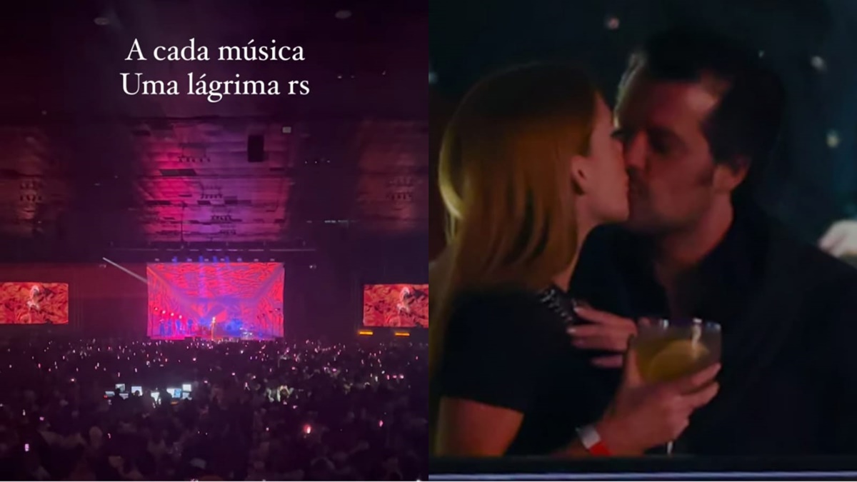 Marina Ruy Barbosa curte show de Marisa Monte ao lado de seu grande amor e dá beijos em público 