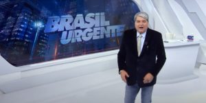 Datena ao vivo no Brasil Urgente (Foto: Reprodução / Band)