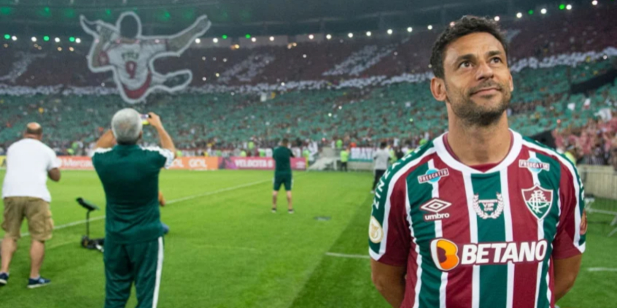 Fred no último jogo pelo Fluminense - Foto: Reprodução