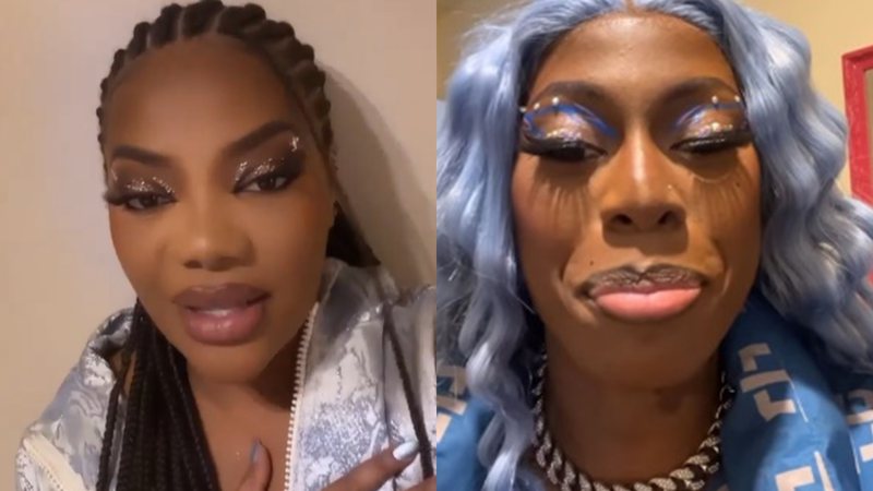 Ludmilla decidiu mandar apoio para MC Soffia (Foto: Reprodução)