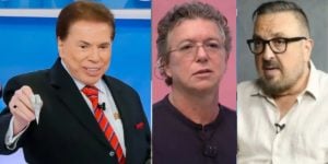 Silvio Santos (SBT), Boninho (Globo) e Rodrigo Carelli(Record)(Reprodução: Montagem TV Foco)