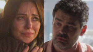 Pat (Paolla Oliveira) cries in Cara e Coragem;  character discovers her husband's illness (Photo: Reproduction / Globo)