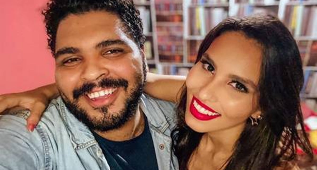 Paulo Vieira e sua namorada Ilana Sales 