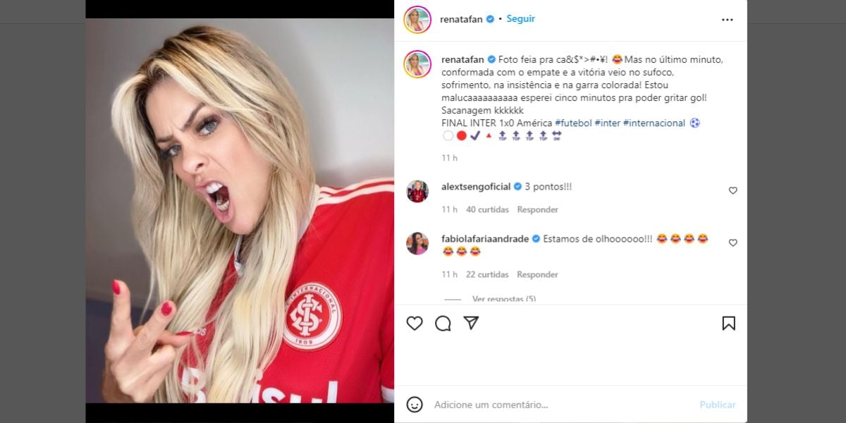 Renata Fan surge revoltada e detona em desabafo