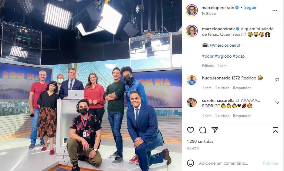 Bocardi tem desfecho na Globo confirmado ao Brasil - Foto: Reprodução