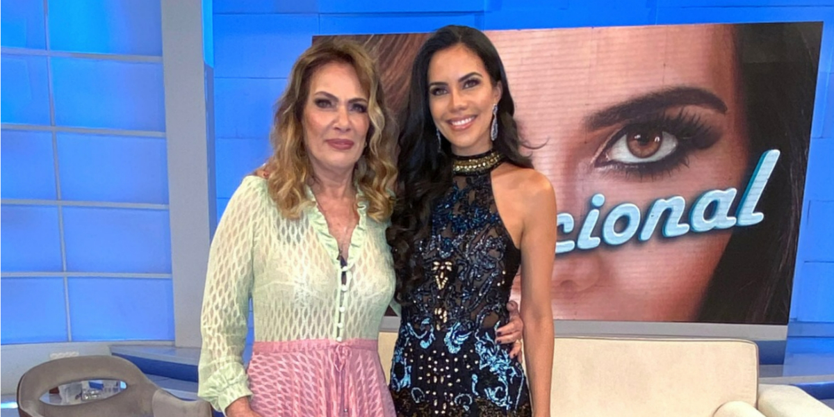 Lucimara Parisi e Daniela Albuquerque no "Sensacional" (Foto: Reprodução/RedeTV!)