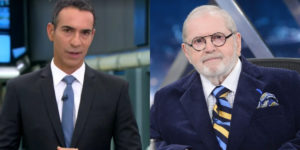 Imagem do post Cesar Tralli quebra protocolo, ao vivo, e revela ao Brasil quem era Jô Soares nos bastidores da Globo