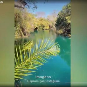 Piscina gigante da mansão de Virgina com Zé Felipe é impressionante e faz os dois recarregarem as energias (Reprodução - Instagram)