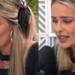 Yasmin Brunet durante entrevista - Reprodução Youtube