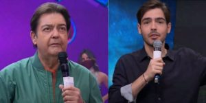 Fausto Silva, o Faustão e o filho, João Guilherme (Foto: Reprodução)