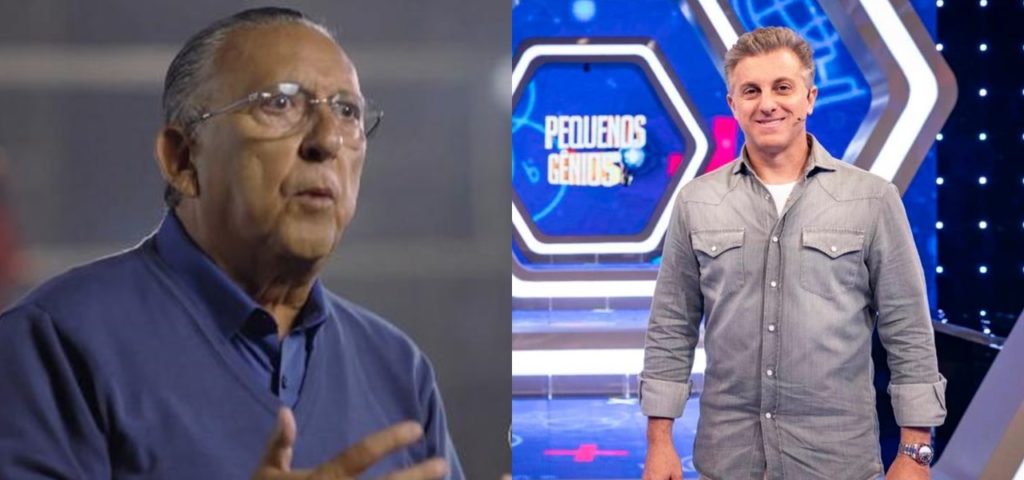 Galvão Bueno e Luciano Huck serão dois dos principais garotos propaganda da Globo nos últimos meses do ano