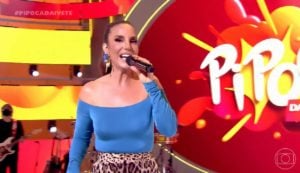 Ivete Sangalo no comando do Pipoca da Ivete; programa ficará no ar até outubro na Globo