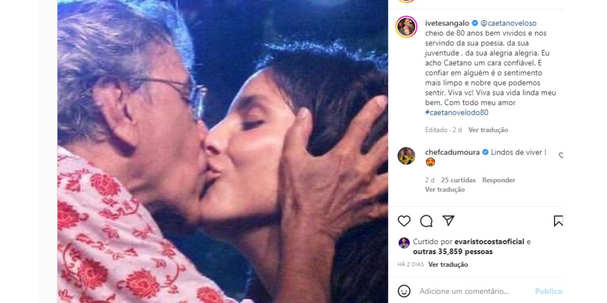 Ivete Sangalo e Caetano Veloso