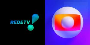 Logos RedeTV e Globo (Montagem TV Foco)