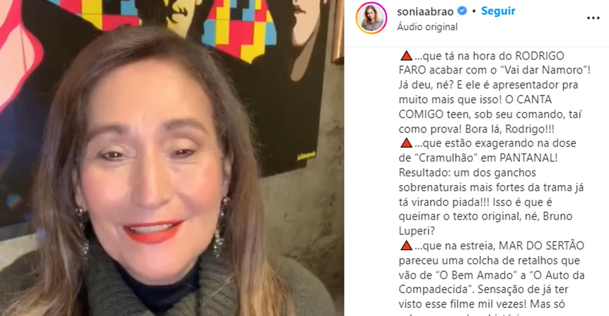 Sonia Abrão opina sobre capacidade de Rodrigo Faro como apresentador 