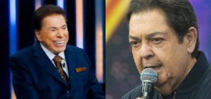 Silvio Santos e Faustão tiveram um icônico encontro há 3 décadas- Foto: Montagem/TV Foco