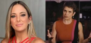 Ticiane Pinheiro falou sobre a breve parceria que teve com Sandra Annenberg nos anos 80- Foto: Montagem/TV Foco