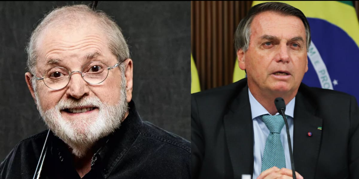 Jô Soares e Jair Bolsonaro (Reprodução: Montagem TV Foco)