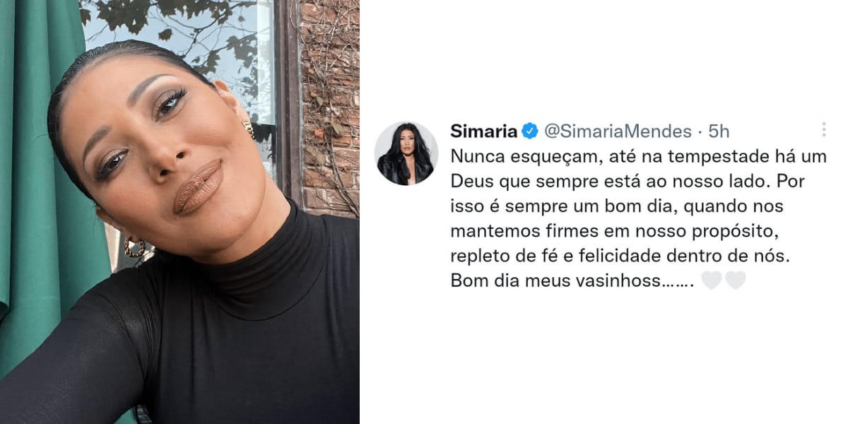 Simaria faz desabafo nas redes sociais (Foto: Twitter)