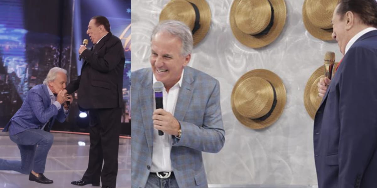 Otávio Mesquita convidado do programa de Raul Gil (Reprodução: SBT)