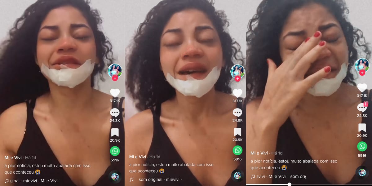 Viviane faz desabafo muito triste após morte de Myrella (Reprodução: TikTok)