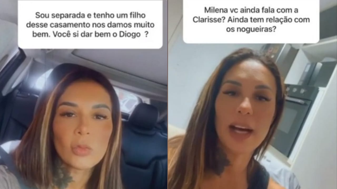 Milena Rocha escancara sua relação com Diogo Nogueira e sua família (Foto: Reprodução/MNontagem)