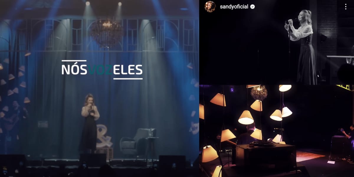 Sandy mostra trechos de seu show no Rio de Janeiro (Reprodução: Instagram)