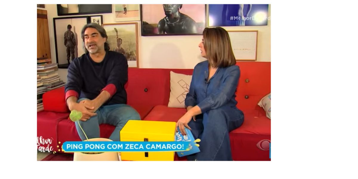 Zeca Camargo e Cátia Fonseca