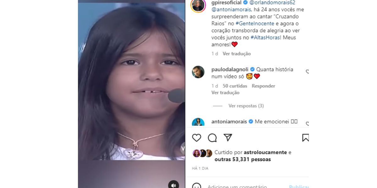 Antônia Morais cantando