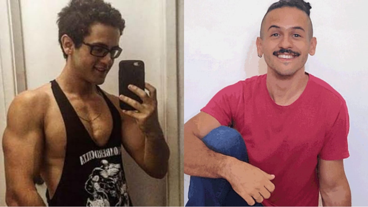 O ator Davi Lucas surpreende com corpo malhado e, atualmente, com bigode e cabelo raspado