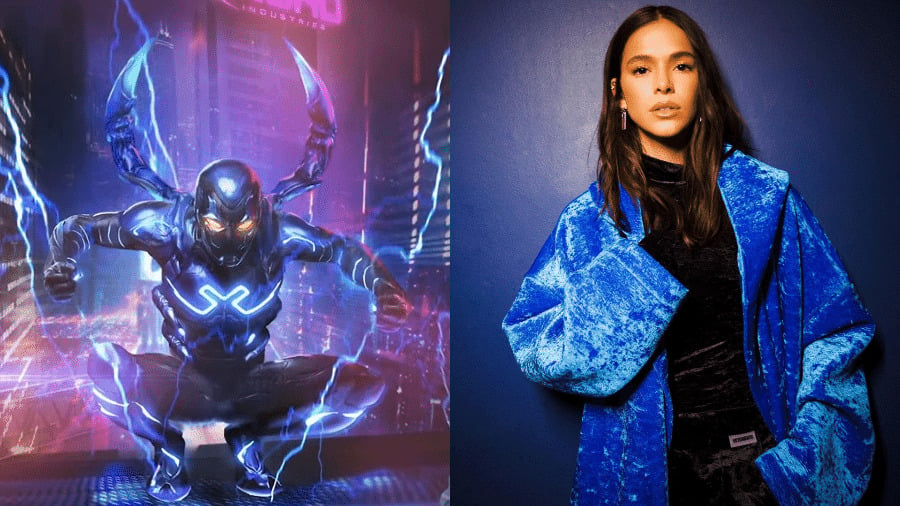 Bruna Marquezine atuou em Besouro Azul, seu primeiro filme internacional (Foto: Reprodução)