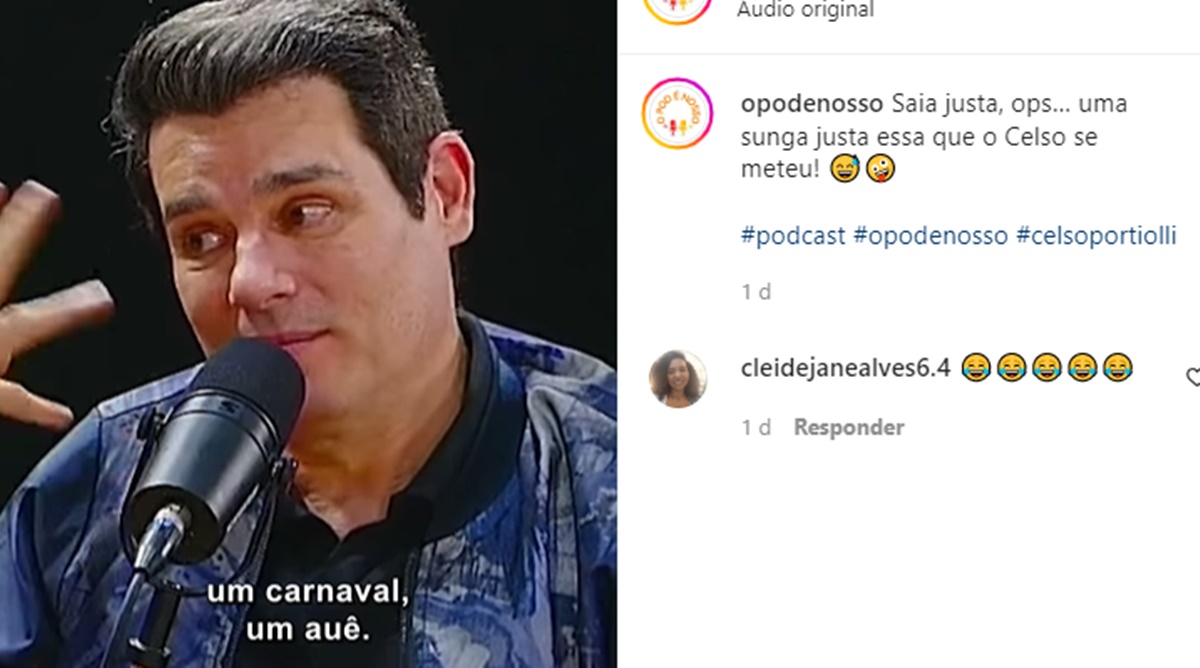 Celso Portiolli participa do "O Pod é Nosso" de Carlos Alberto