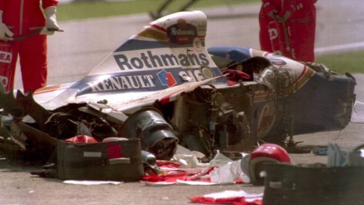 Grave acidente mata Ayrton Senna, em 1994 (Foto: Reprodução)