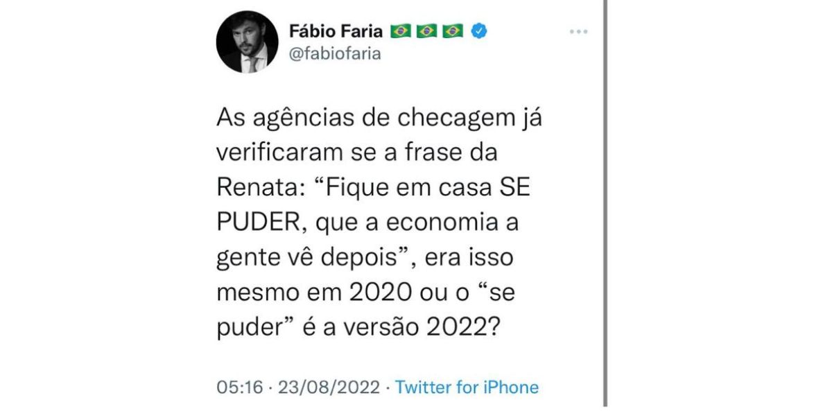 fábio faria - indignado - jn