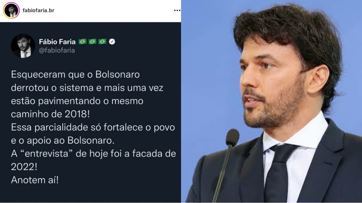 Fábio Faria expõe relato que o atormenta sobre o Jornal Nacional (Reprodução Instagram/ Montagem)