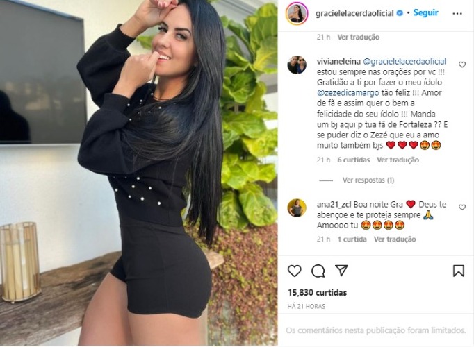 Greaciele Lacerda surge enigmática nas redes sociais (Foto: Reprodução/Instagram)