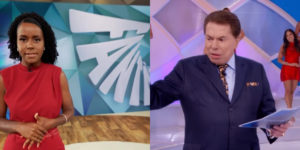 Maju Coutinho e Silvio Santos - Foto: Reprodução