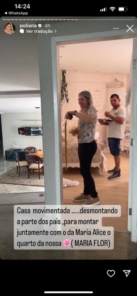 Poliana Rocha arranca Virgínia Fonseca e Zé Felipe de quarto (Reprodução) 