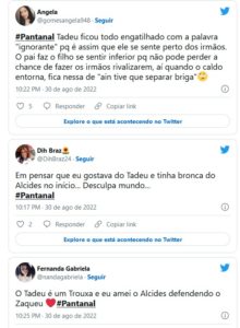  Público não gostou da atitude do personagem de José Loreto (Foto: Reprodução / Twitter)