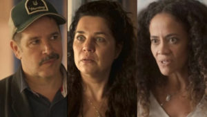 Pantanal: Tenório (Murilo Benício) toma decisão estarrecedora sobre Bruaca (Isabel Teixeira) e deixa Zuleica (Aline Borges) devastada (Foto: Reprodução / Globo)