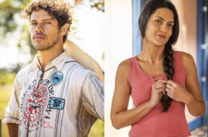 Pantanal - Ao descobrir que Zefa (Paula Barbosa) está grávida, Tadeu (José Loreto) toma decisão de última hora sobre casamento (Foto: Reprodução / Globo)