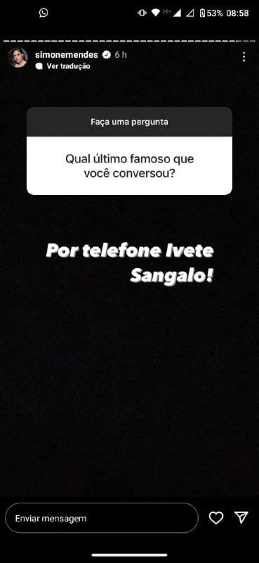 Simone decidiu falar sobre sua vida pessoal e expôs Ivete Sangalo (Foto: Reprodução)