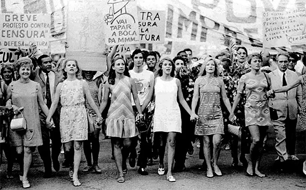 Eva Todor estava à frente em manifestações contra a opressão na ditadura de 64 (Foto Reprodução)