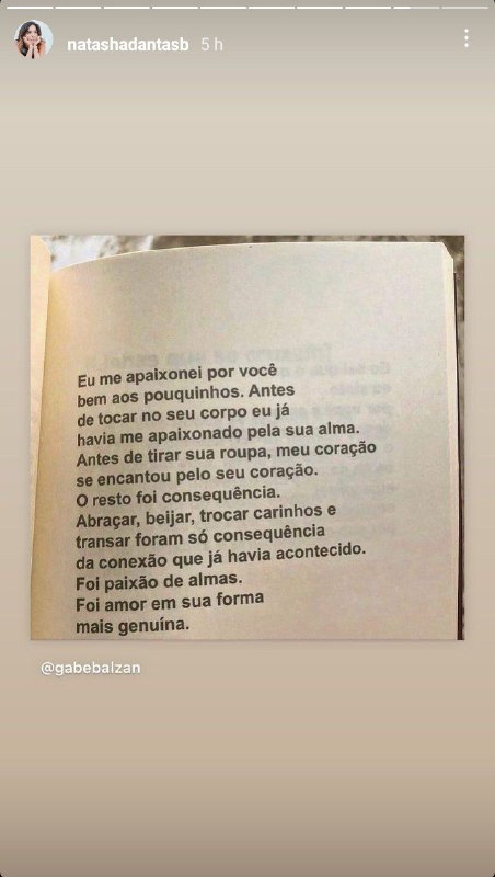 Esposa de William Bonner compartilhou mensagem sobre o amor (Foto: Reprodução/ Instagram)