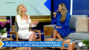 Ana Hickmann e Adriane Galisteu se reencontraram na Record após um desafeto público- Foto: Reprodução/Record