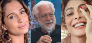 Camila Pitanga, Antônio Fagundes e Juliana Paes perderam o contrato fixo com a Globo recentemente- Foto: Montagem/TV Foco