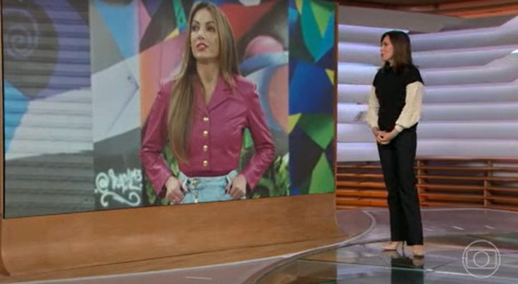 Ana Paula Araújo e Patrícia Poeta no Encontro- Foto: Reprodução/Globo 